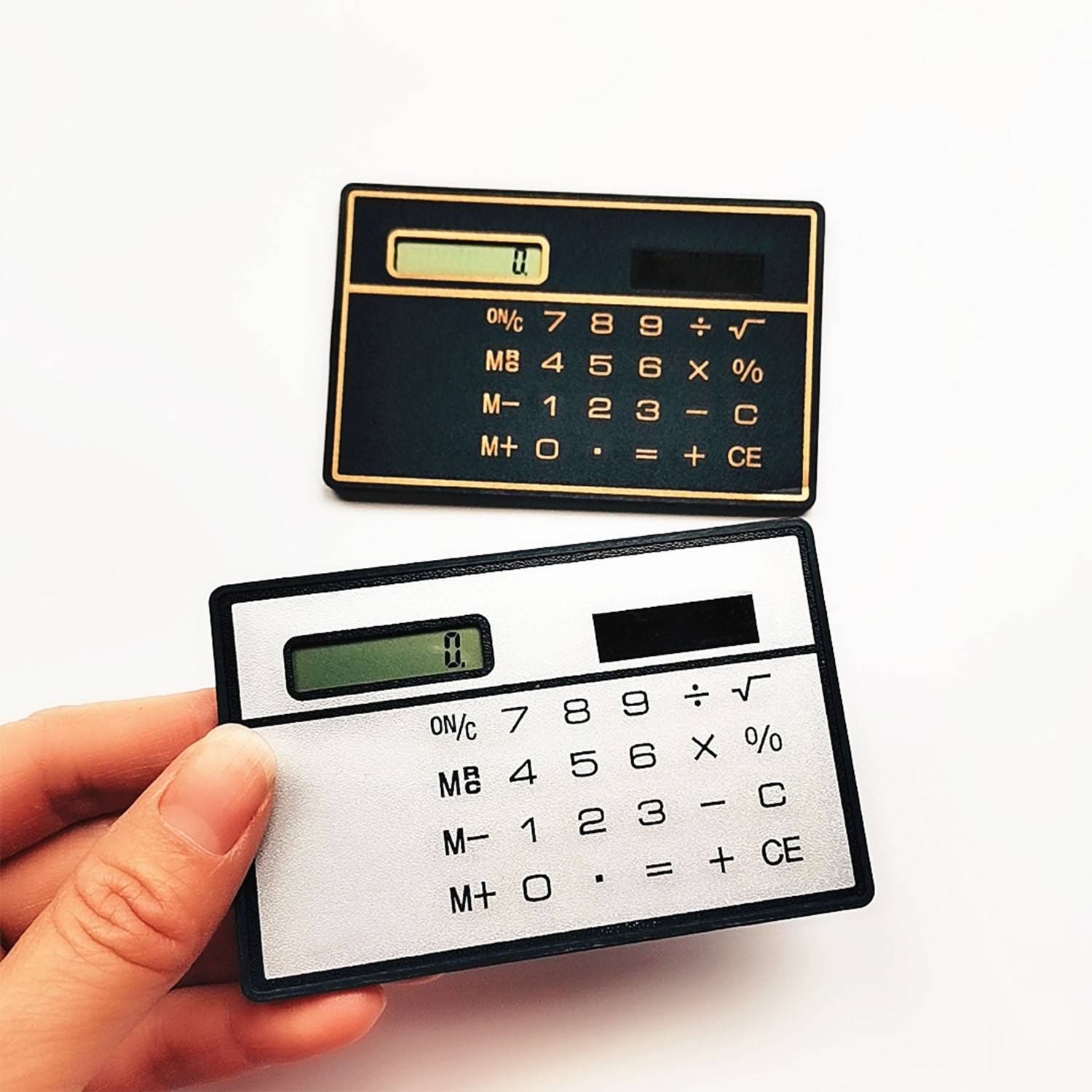 Mini Credit Card Design Solar Power Pocket calculator 8