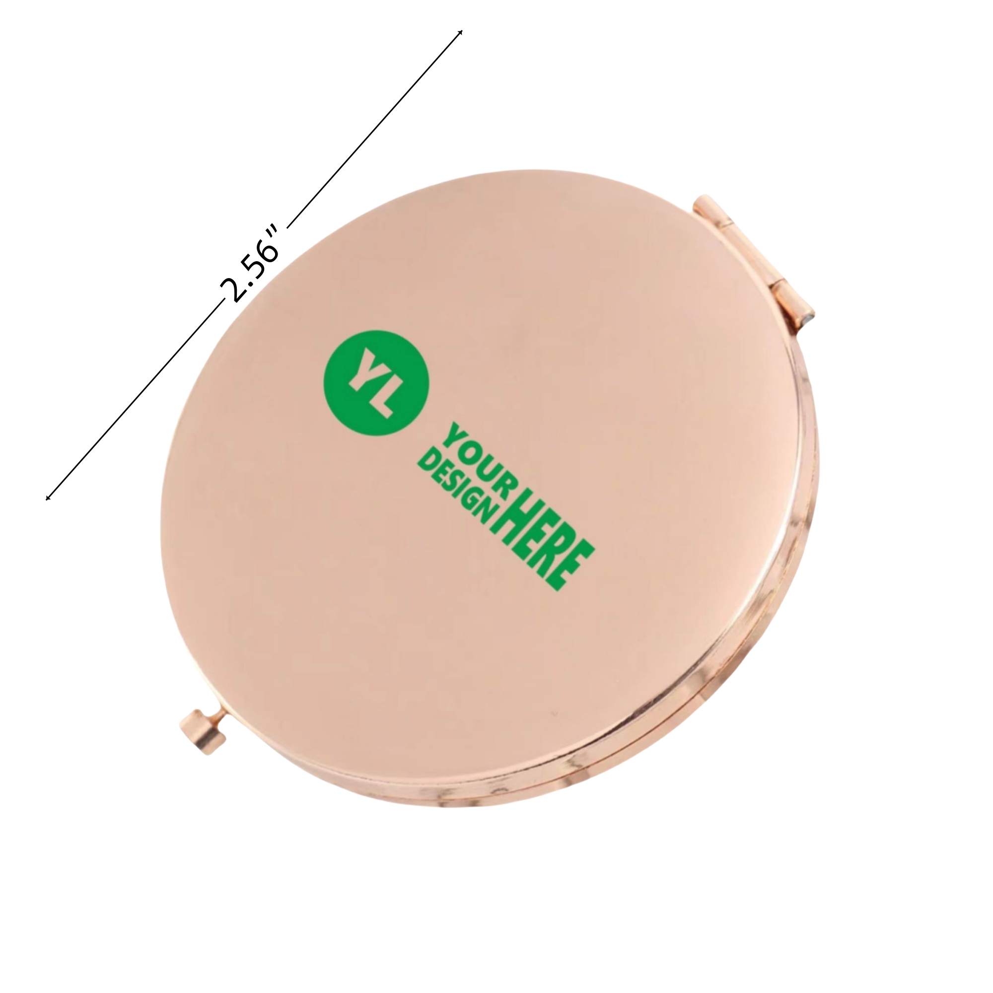 Alloy Double-Sided Mini Mirror 3