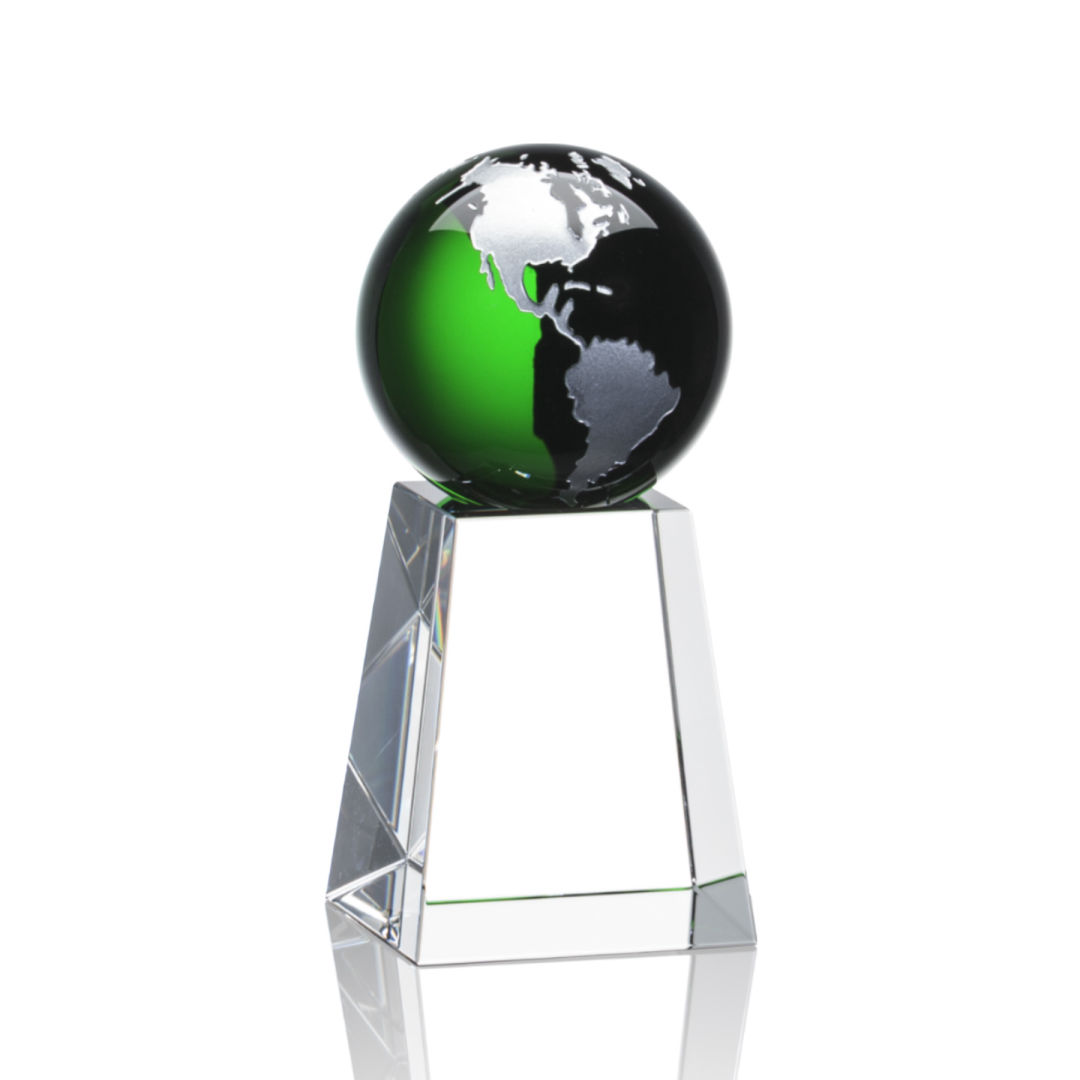 Heathcote Globe Award - Green/Silver 11