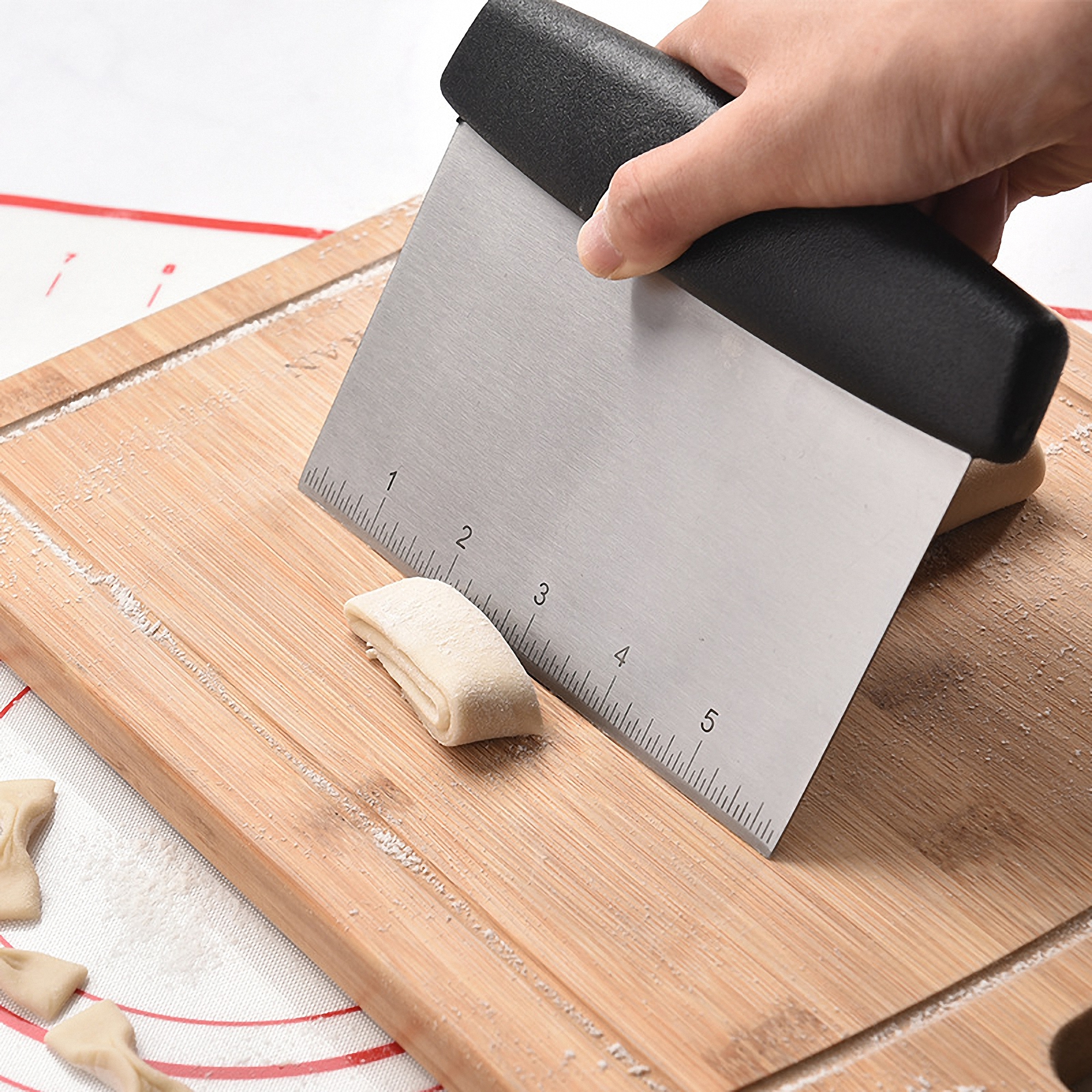 Stainless Steel Pastry Dough Scraper 5
