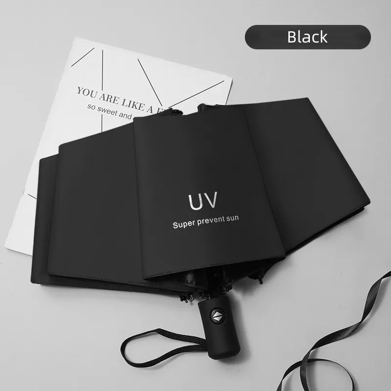 38inch Telescopic UV Protective Auto Open Umbrella 7