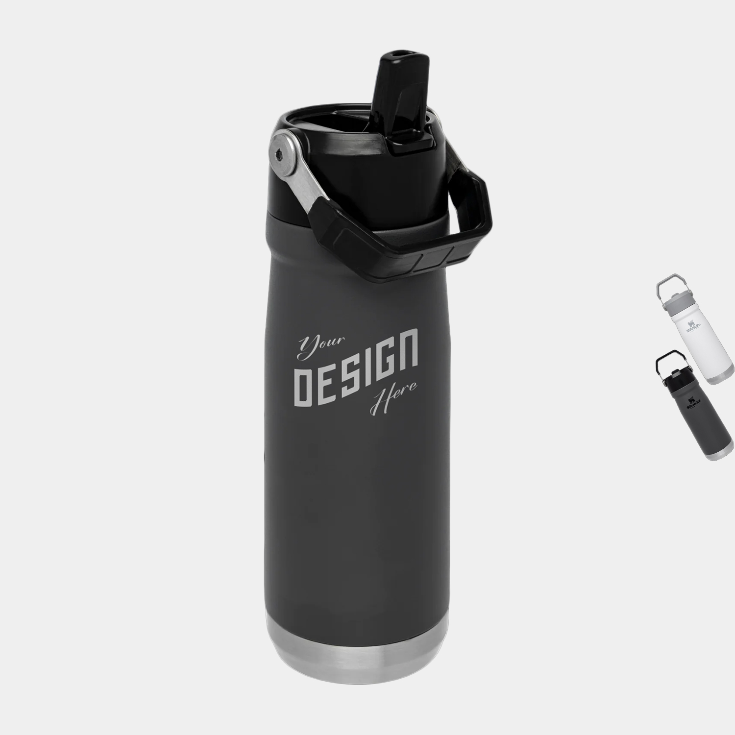 22 oz Stanley® Stainless Steel Insulated IceFlow Flip Straw Water Bottle 1