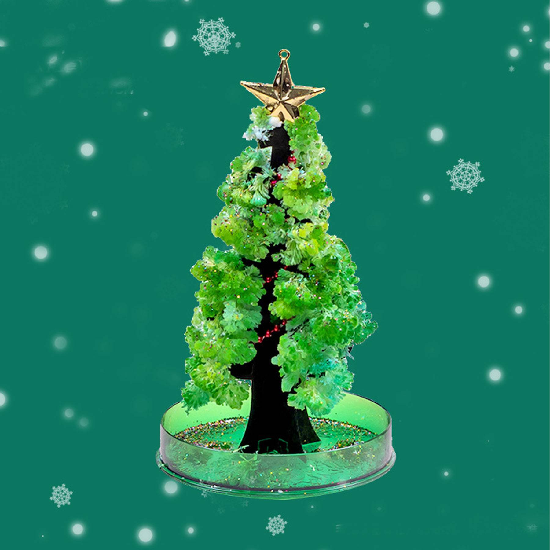 Kids DIY Magic Growing Crystal Christmas Tree 6