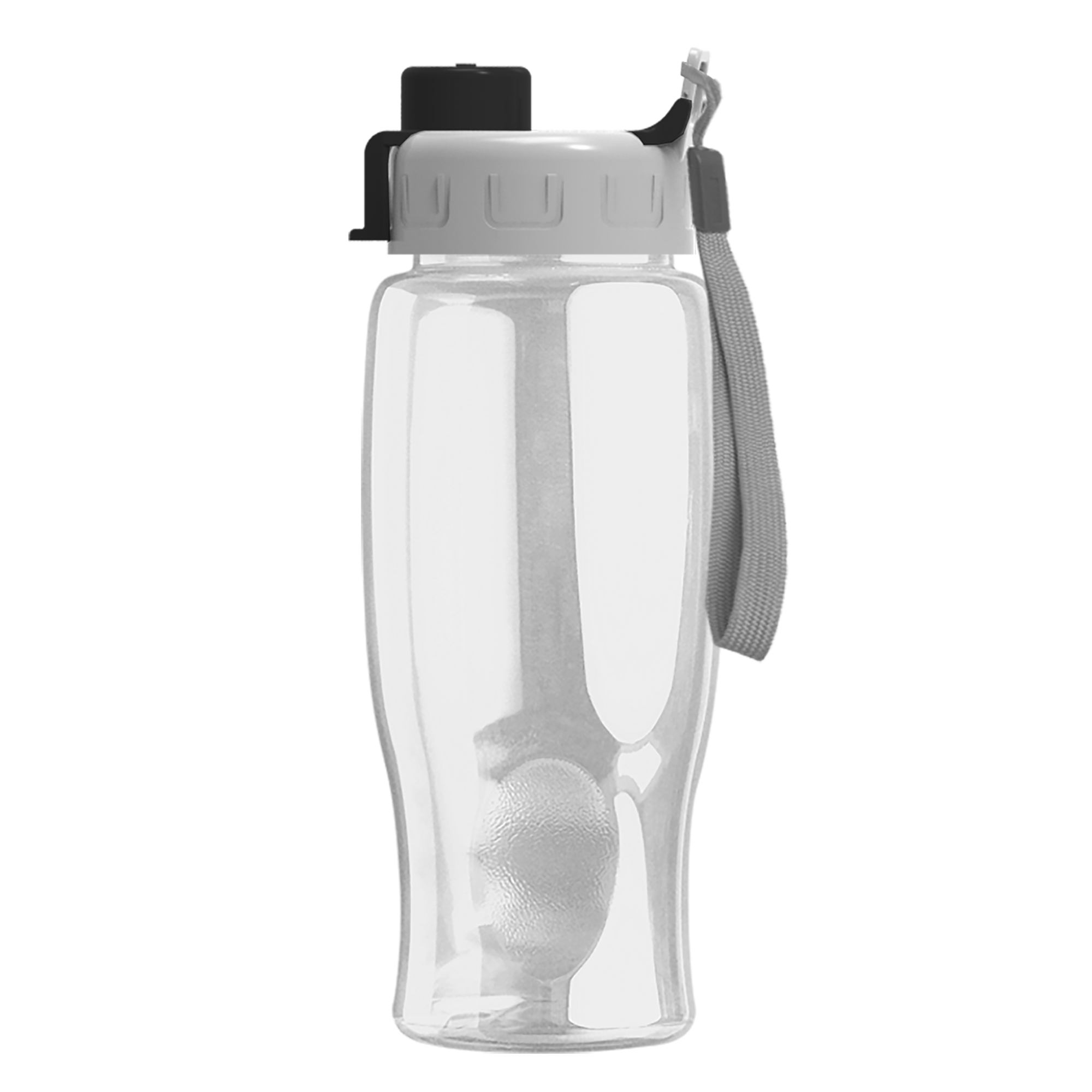 Poly-pure - 27 oz. Transparent Bottle with Quick Snap 3