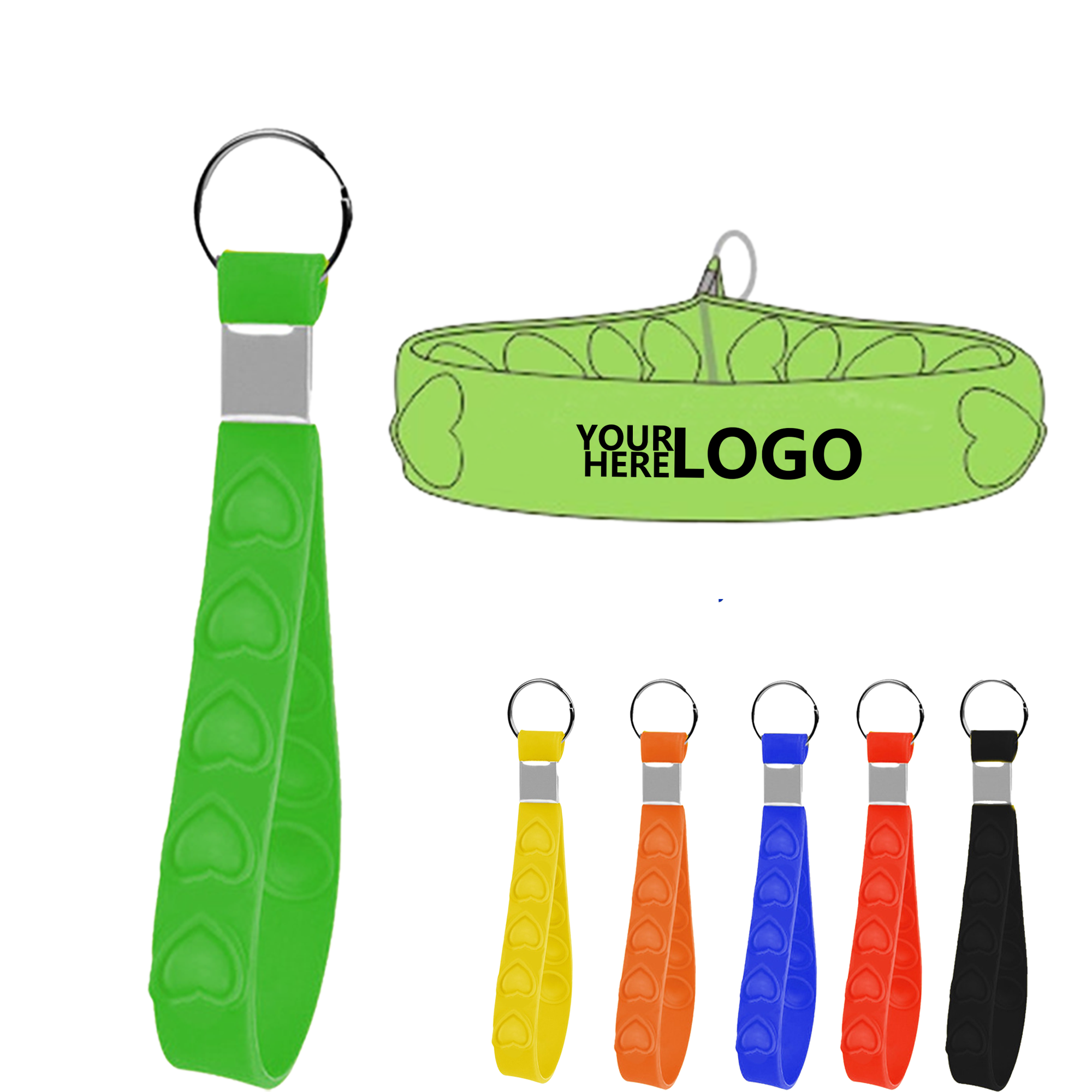 Stress-Relief Silicone Keychain 1