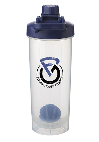 24 oz. Olympian Plastic Shaker Bottles with Mixer 10