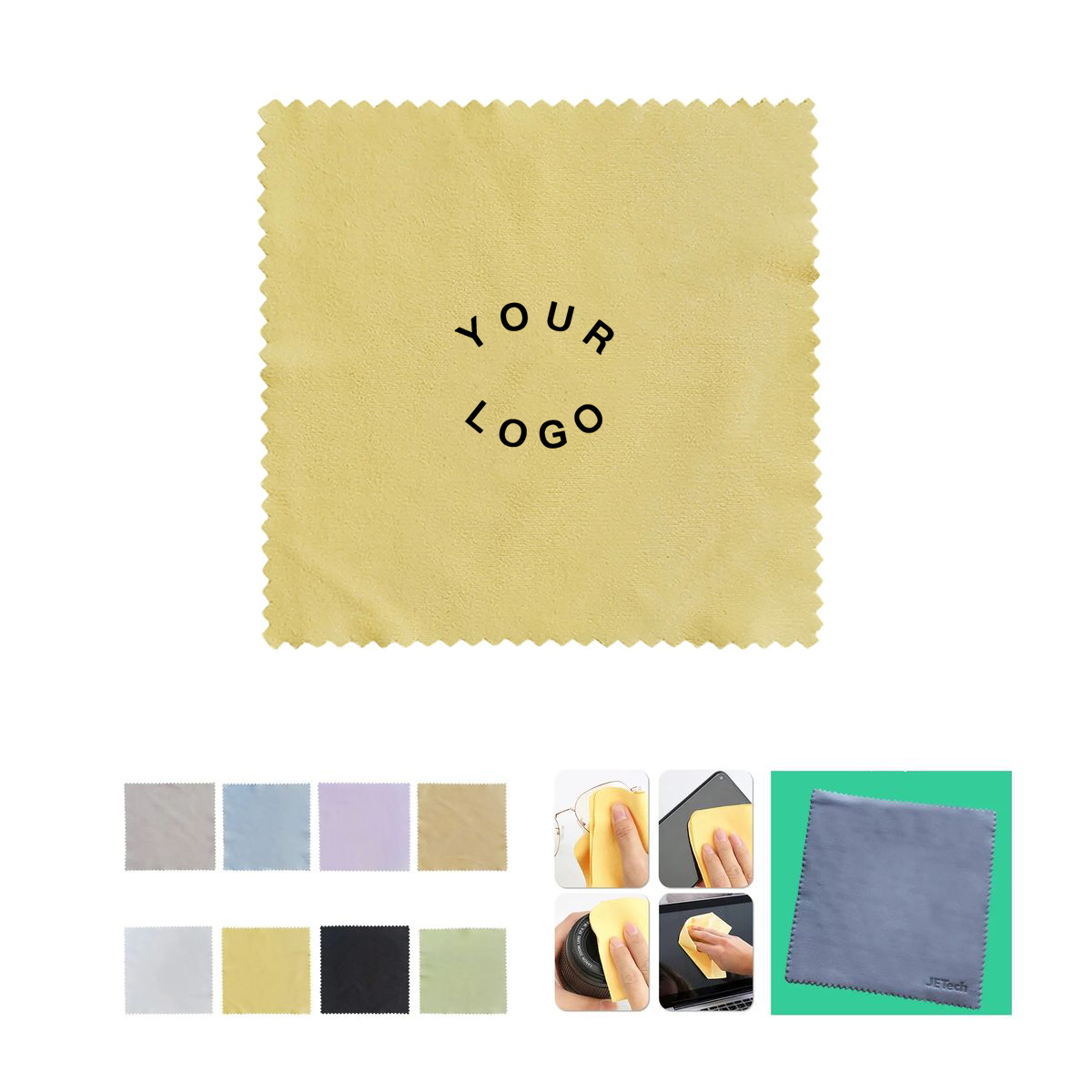Suede Microfiber Cleaning Cloth for Glasses and Screens 1