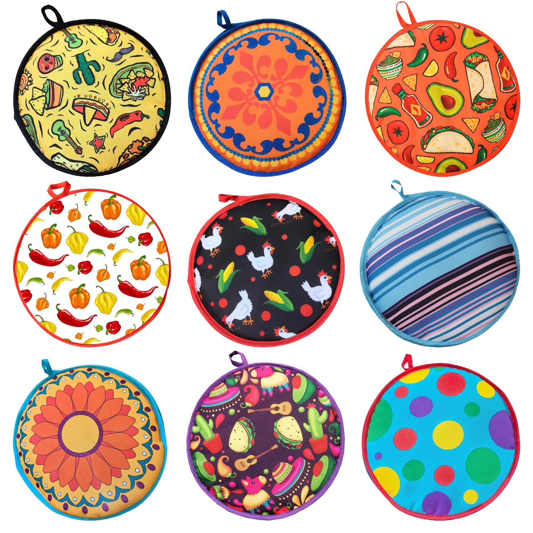 Insulated Cloth Food Tortilla Warmer Pouch 10