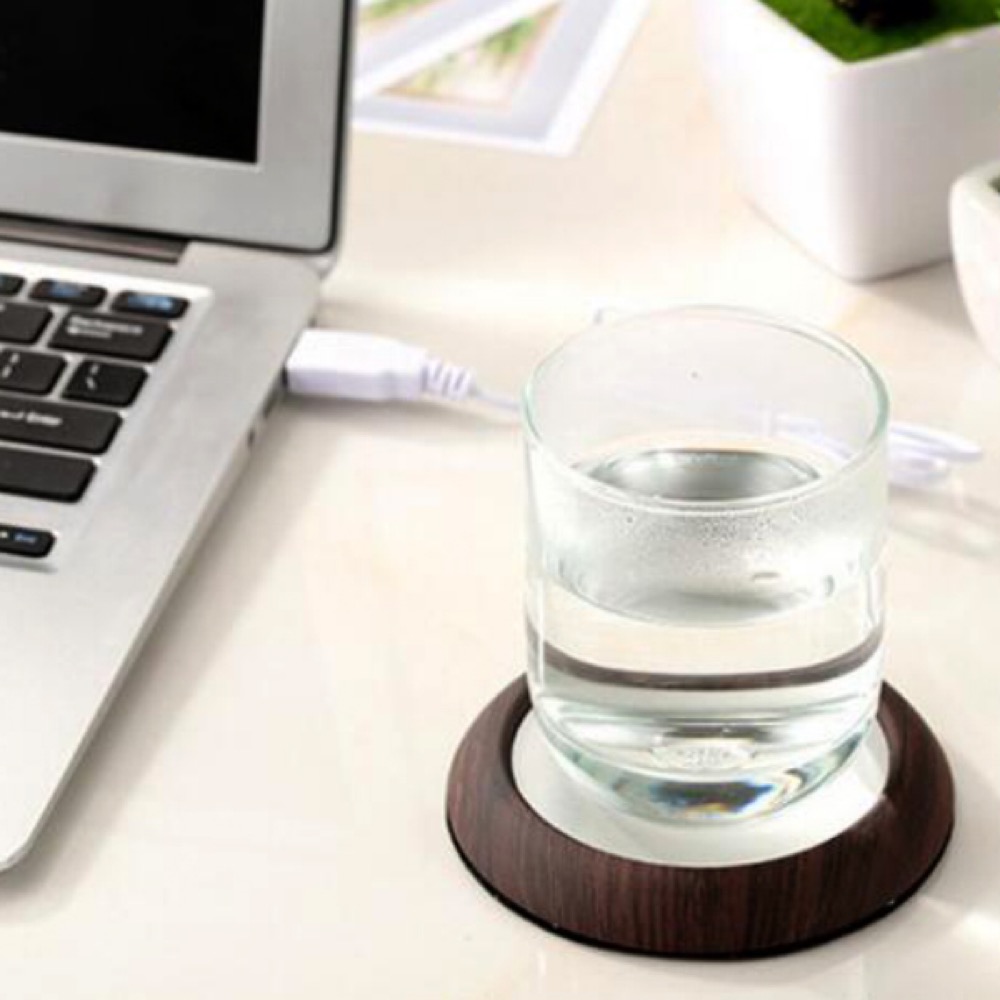 Wooden USB Warming Coaster 3