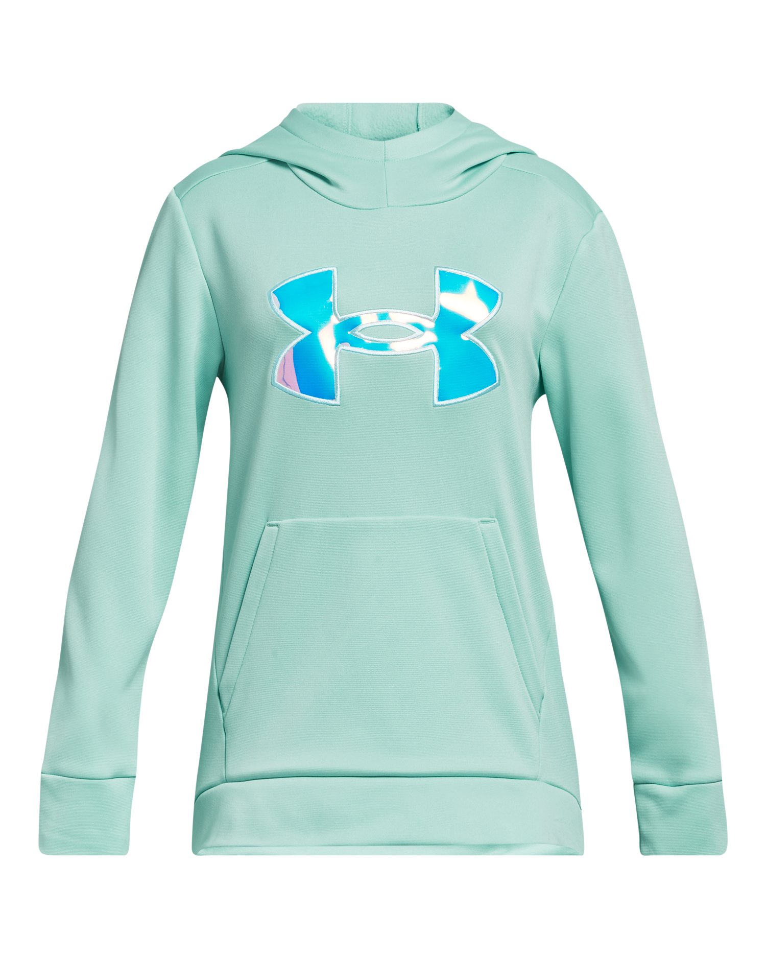 Armour Fleece Iridescent Big Logo Girls' Hoodie 10