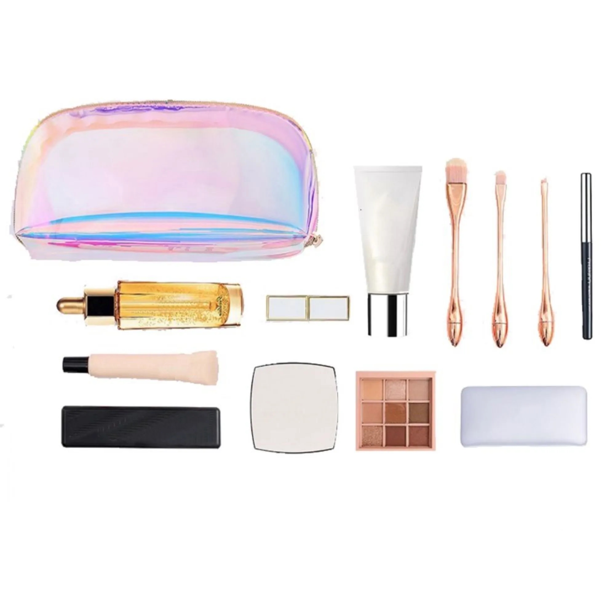 TPU Holographic Clear Makeup Bag 1