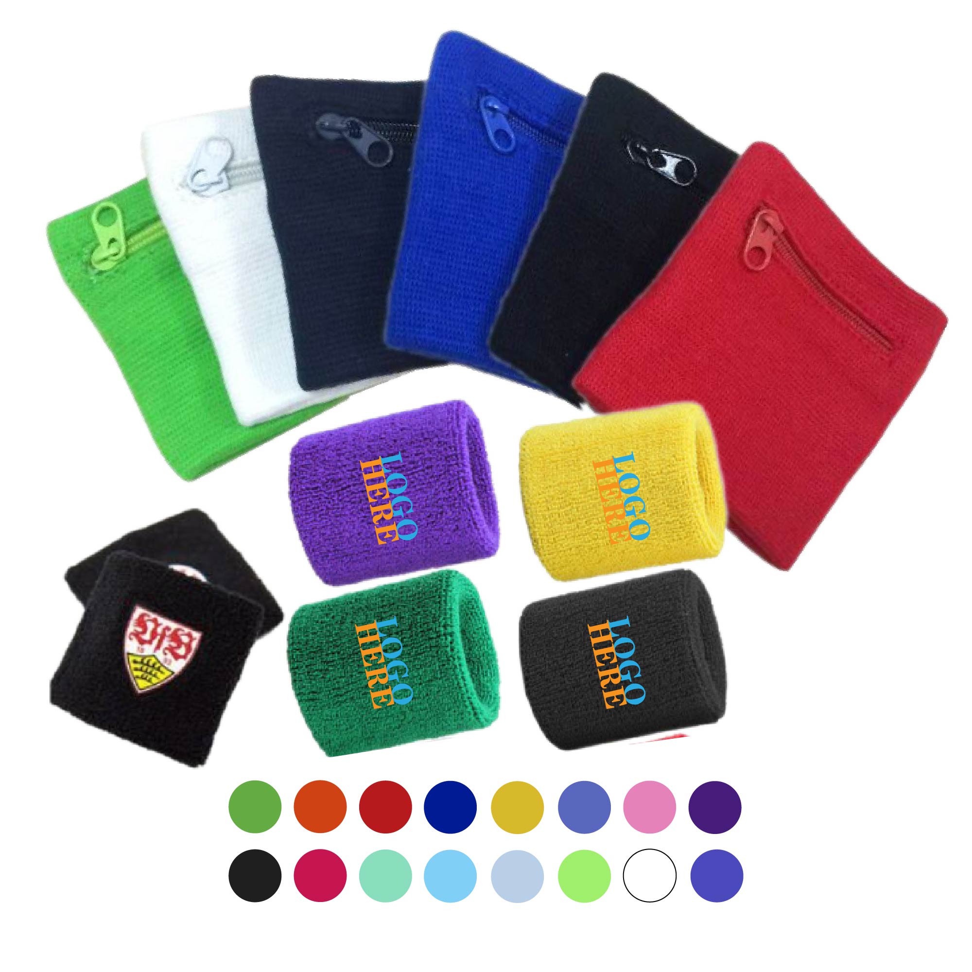 Full Color Wrist Wallet Pouch with Zipper 2