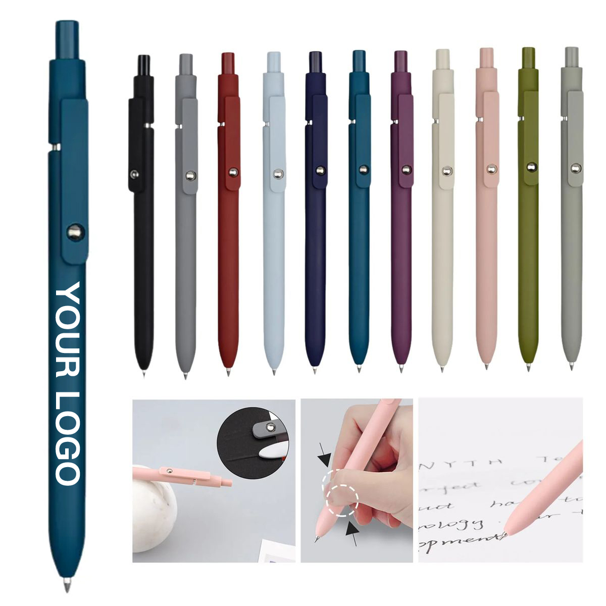 Plastic Ballpoint Pen with Smooth Writing Tip 11