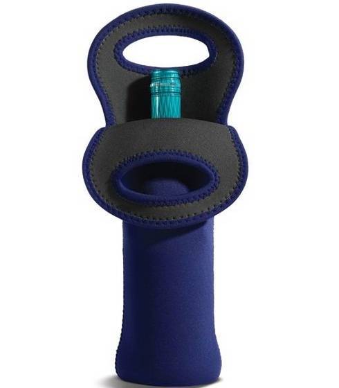iBank ® 1-Bottle Neoprene Wine Carrier Tote Bag, Bottle Holder 3