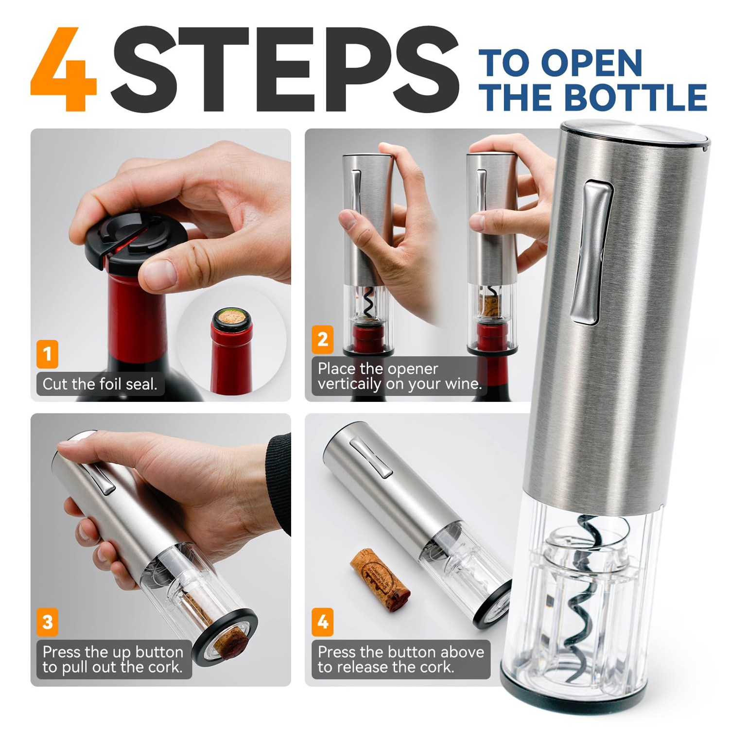 Electric Wine Opener Set 10