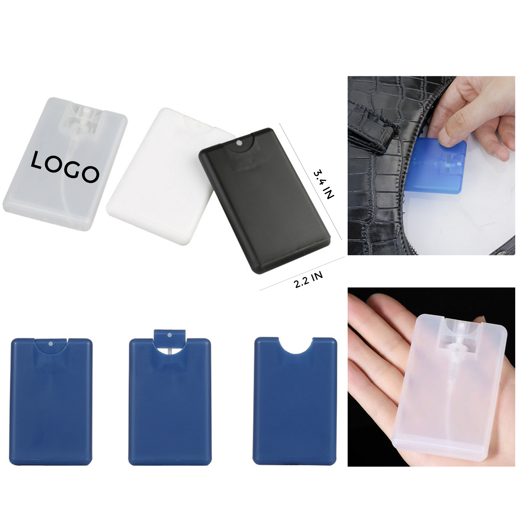 Effective Mini Credit Card Hand Sanitizer Spray 3