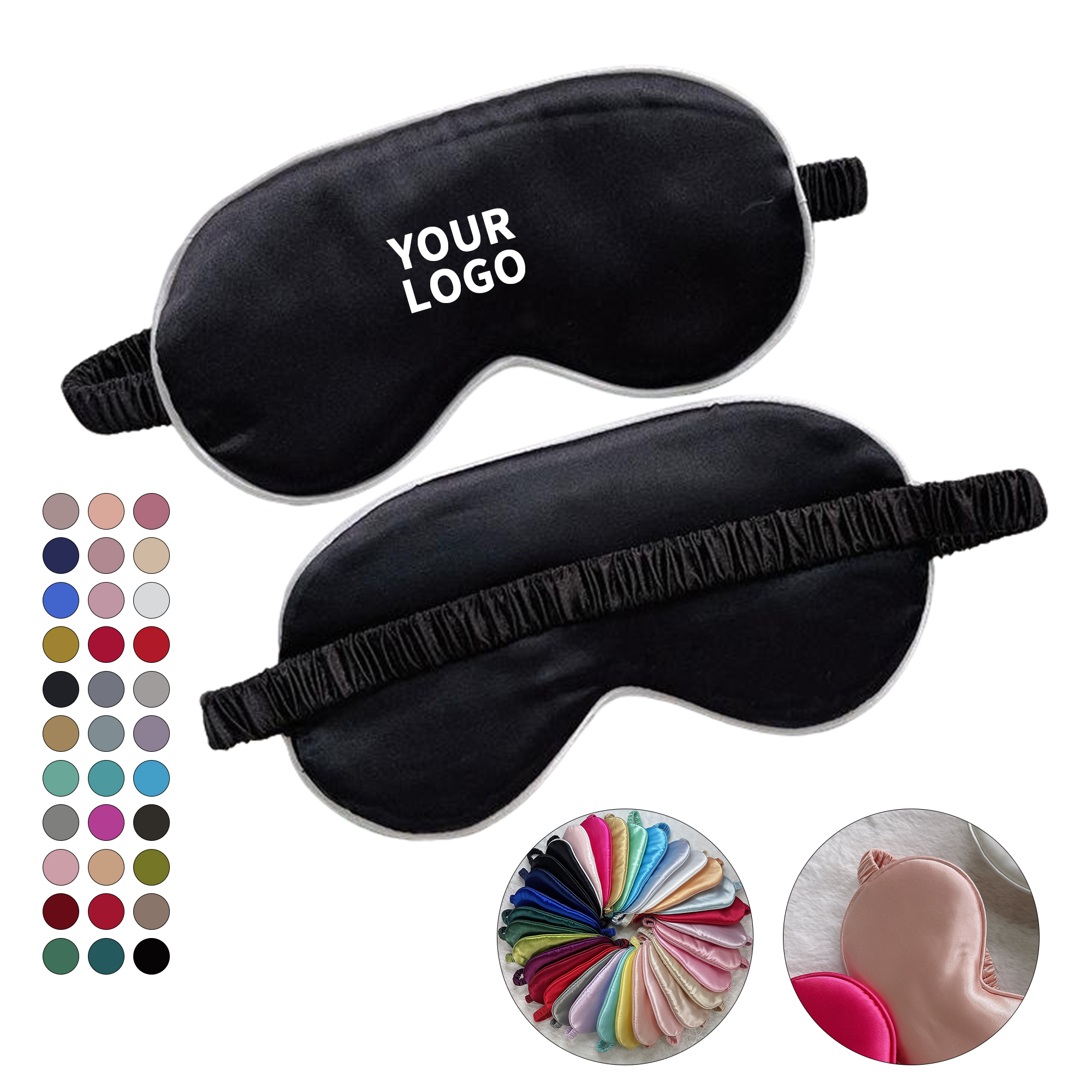 Mulberry Silk Sleeping Eye Mask Sixteen Momme Weight 11