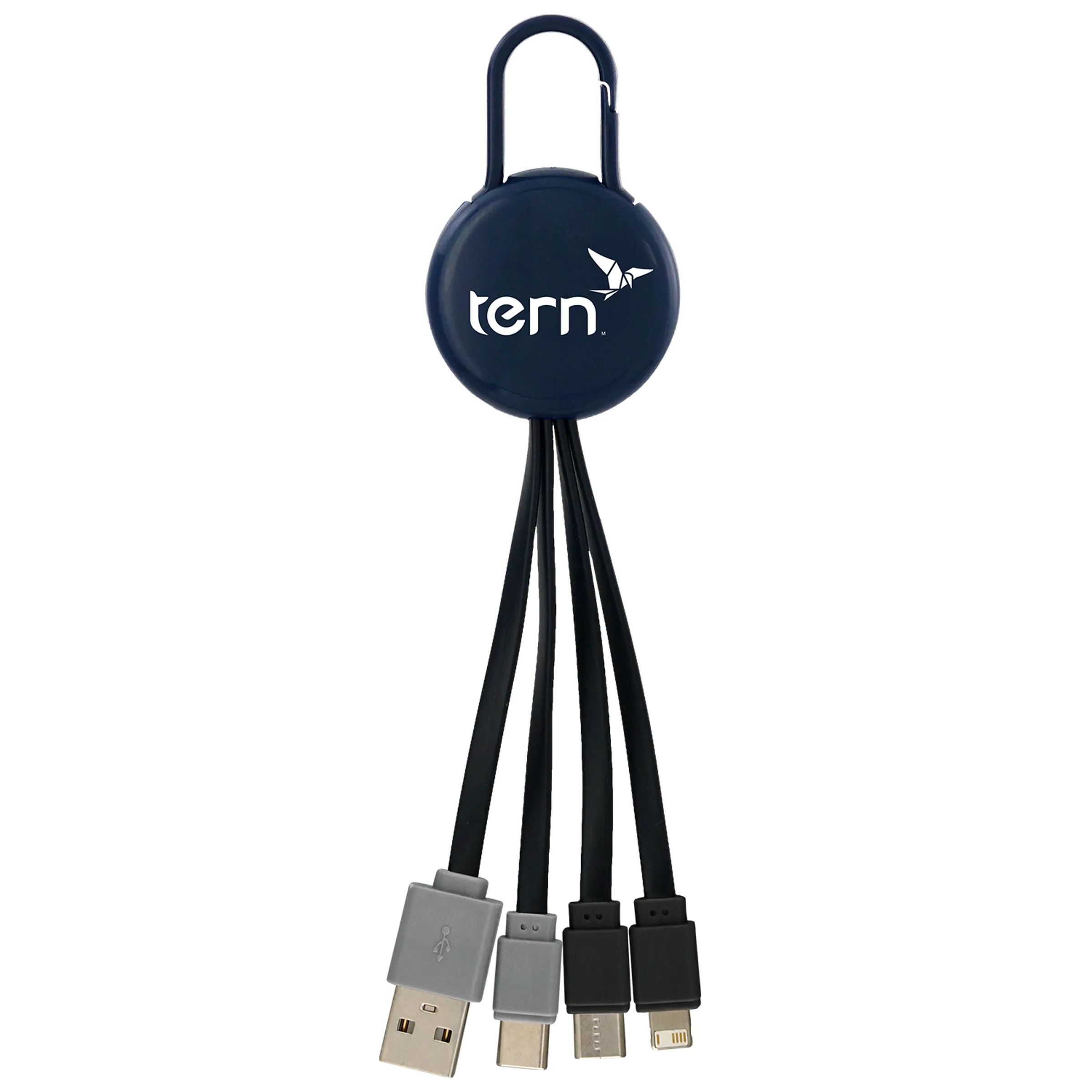 COLORFUL CLIP DUAL INPUT 3 IN 1 CHARGING CABLE 38