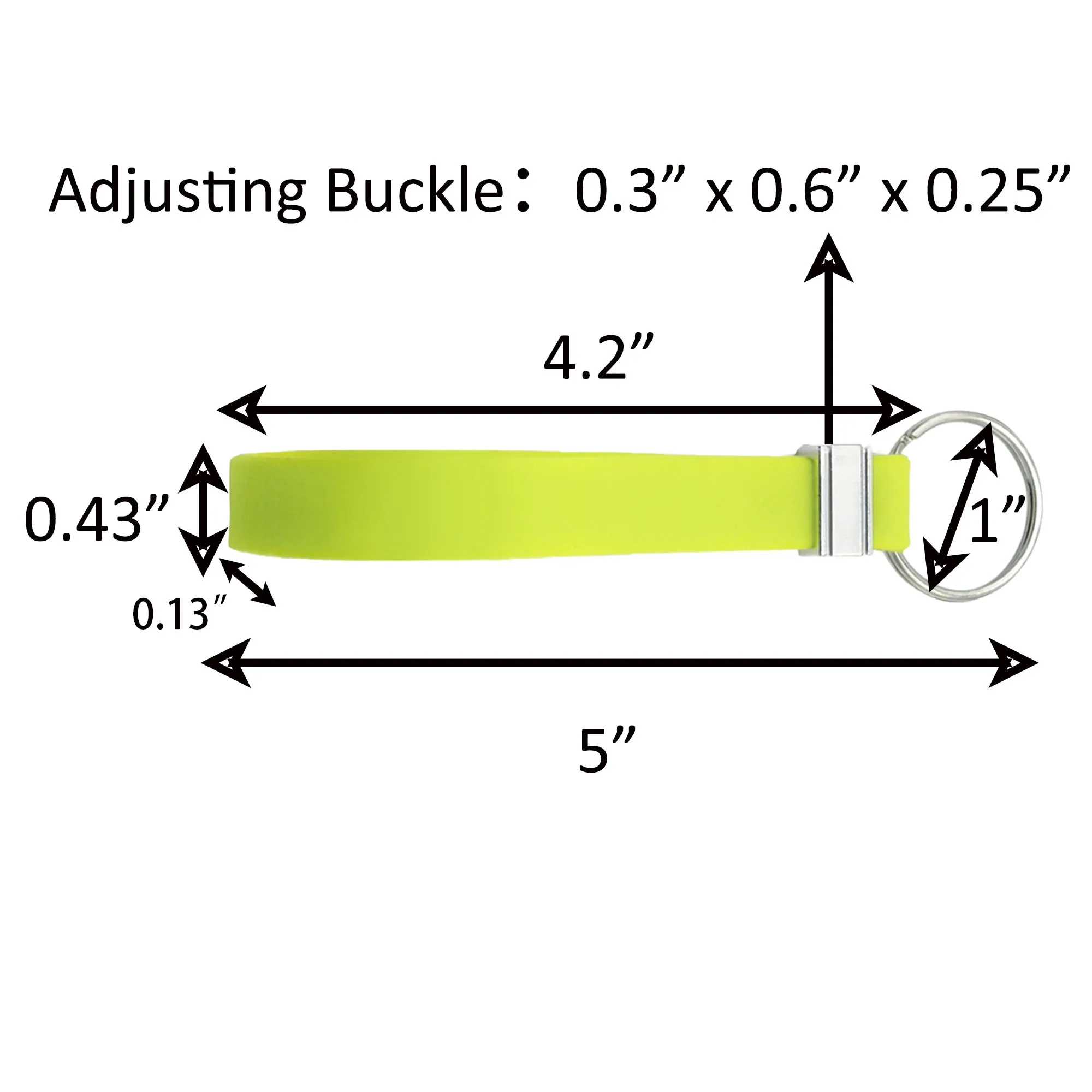 Silicone Bracelet Keychain 5