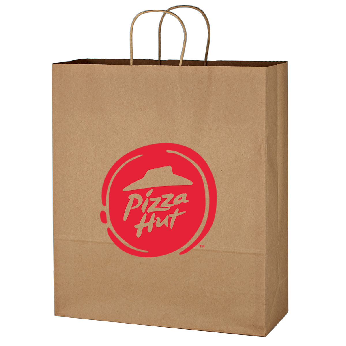 Kraft Paper Brown Shopping Bag - 16" x 19" 4