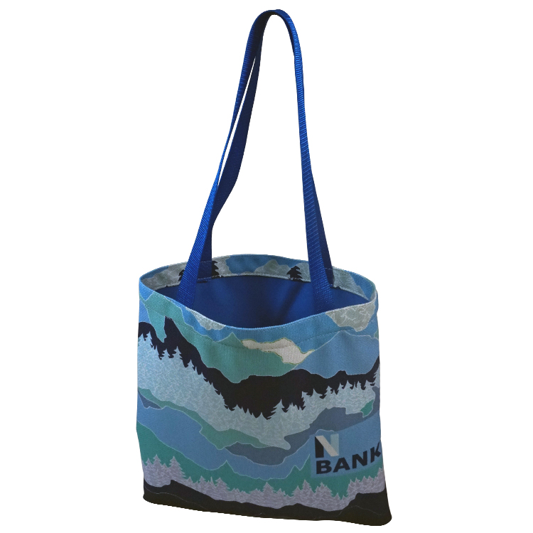 Colored Liner Medium Flat Tote (14"H x 14"W) 8