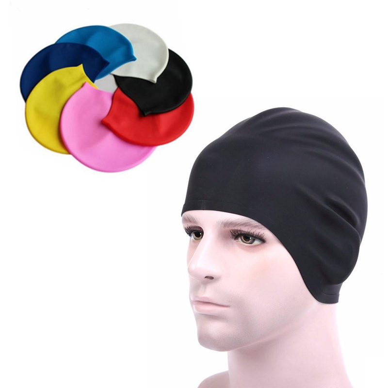 Waterproof Silicone Swim Cap 1