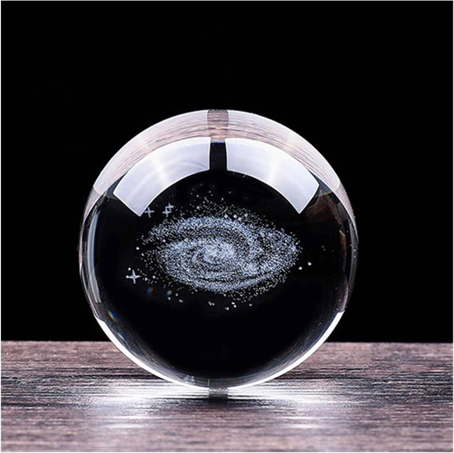 Bluetooth-Enabled Crystal Night Light with Solid Wood Base 6