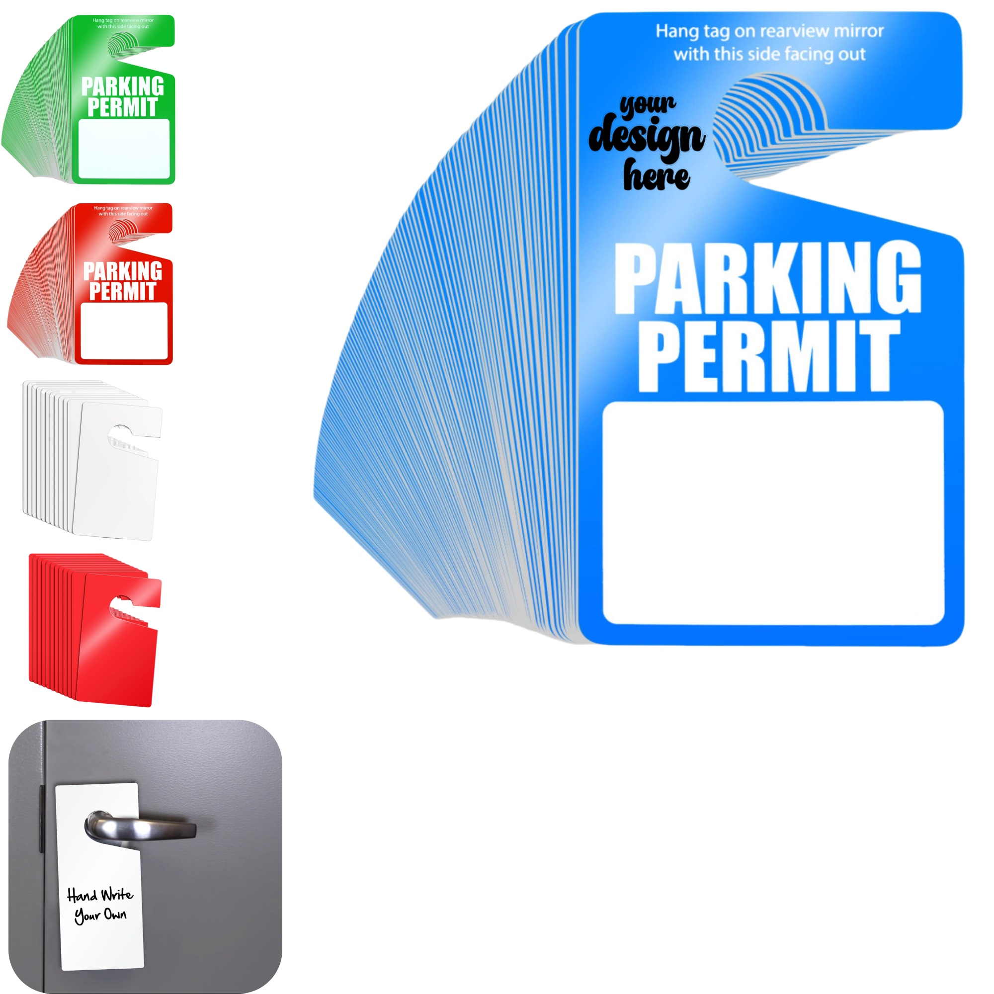 Plastic Parking Placard 2