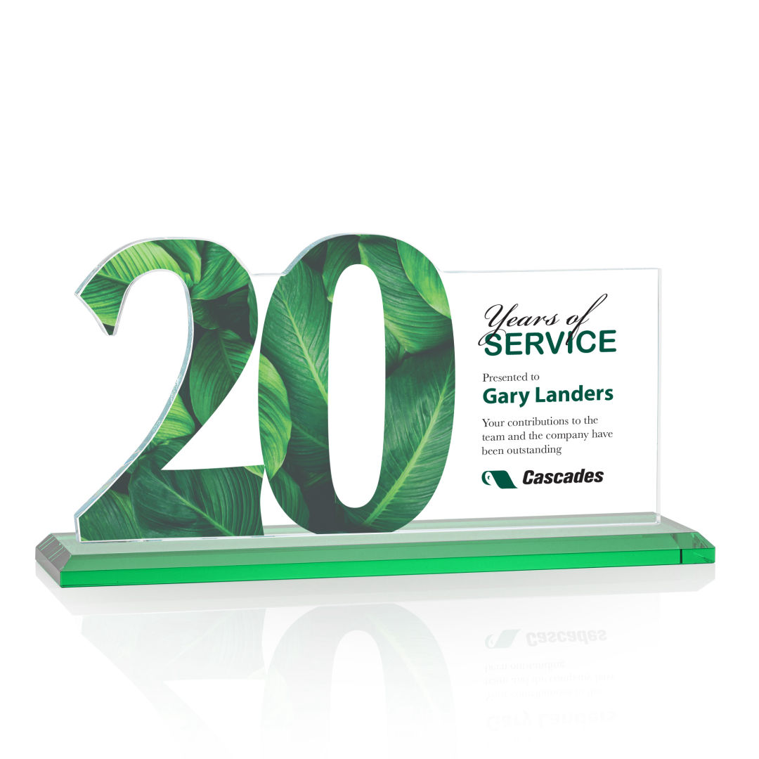 Hazelton VividPrint™ Award - Green 10
