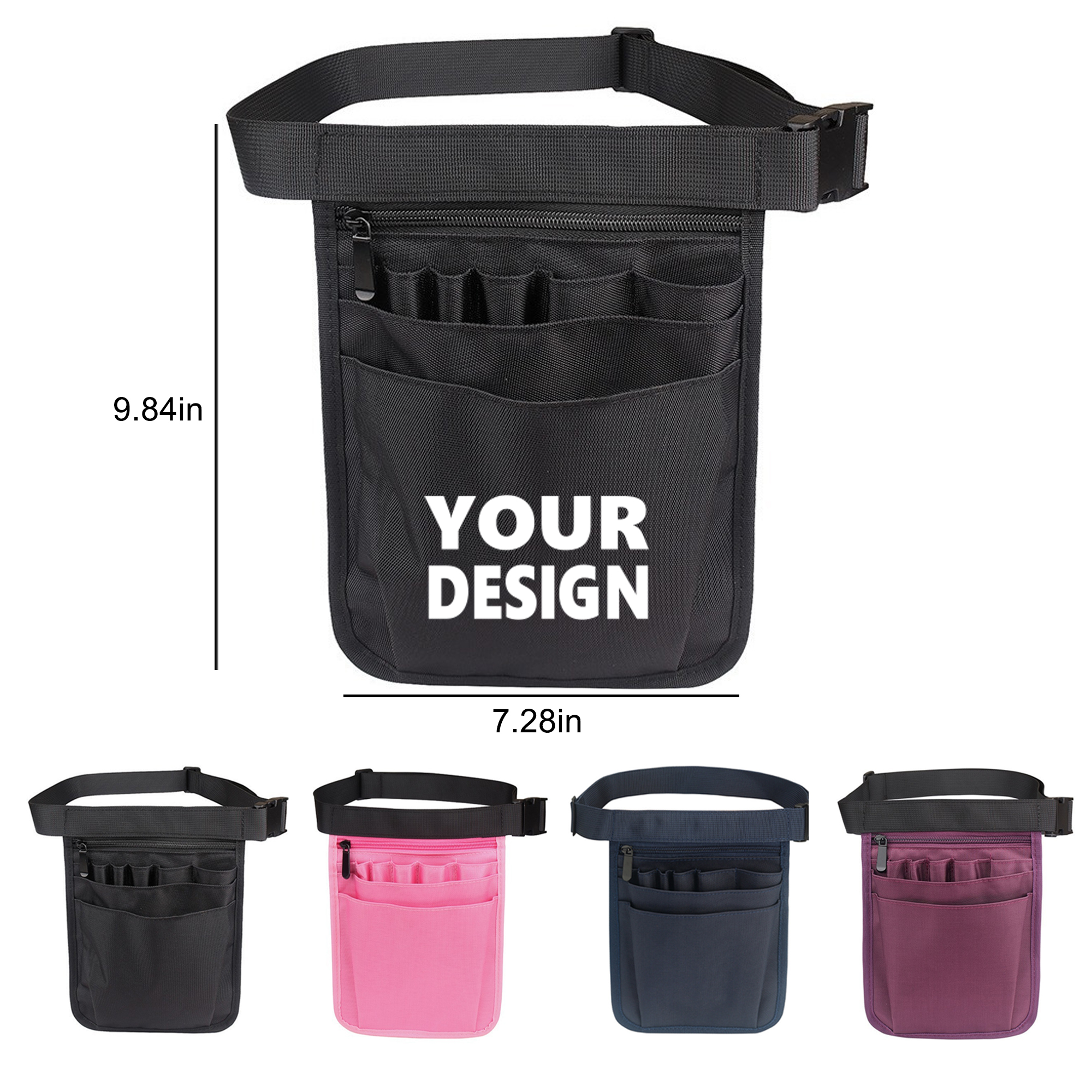 Portable Nurse Belt Organizer Bag 1