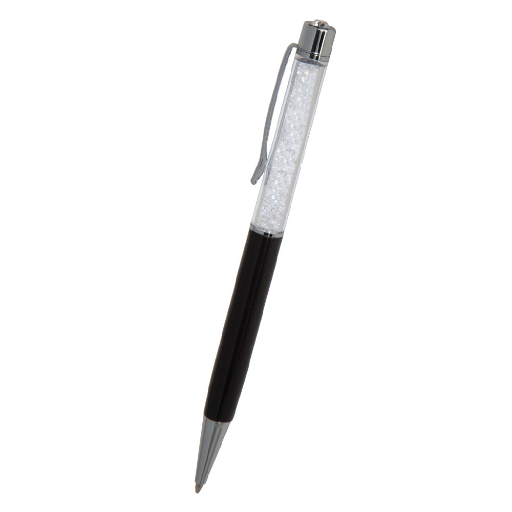 Cygnet Slender Crystal Brass Ballpoint Pen 6