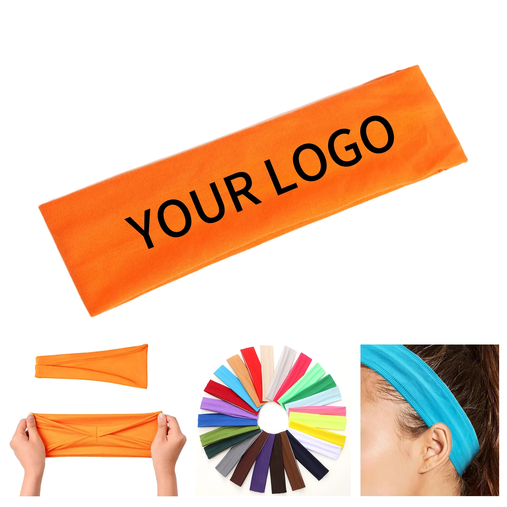 Durable Sweatband Headband Lightweight for Sports or Fitness 6
