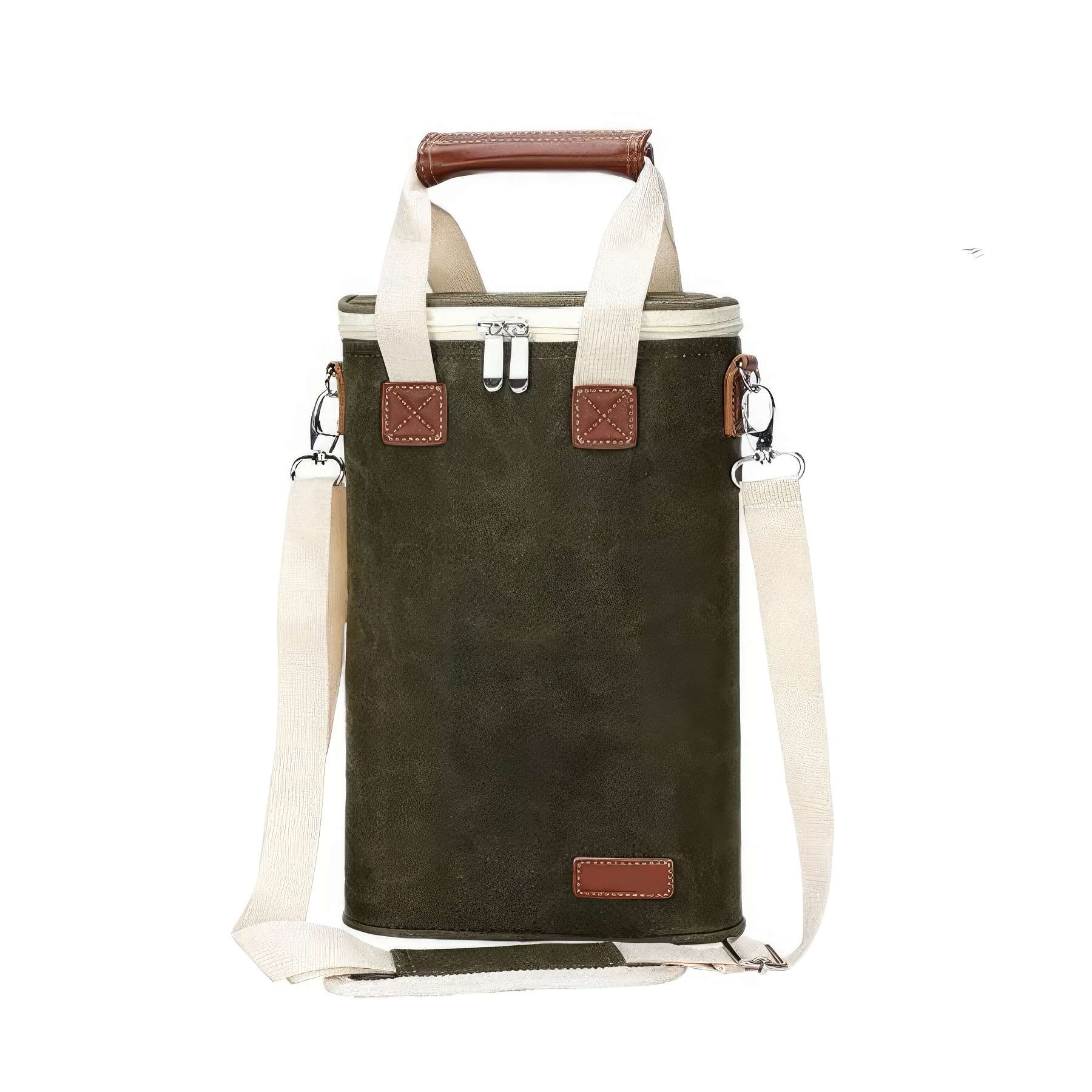 Custom Insulated 2 Bottle Wine Tote Carrier 2