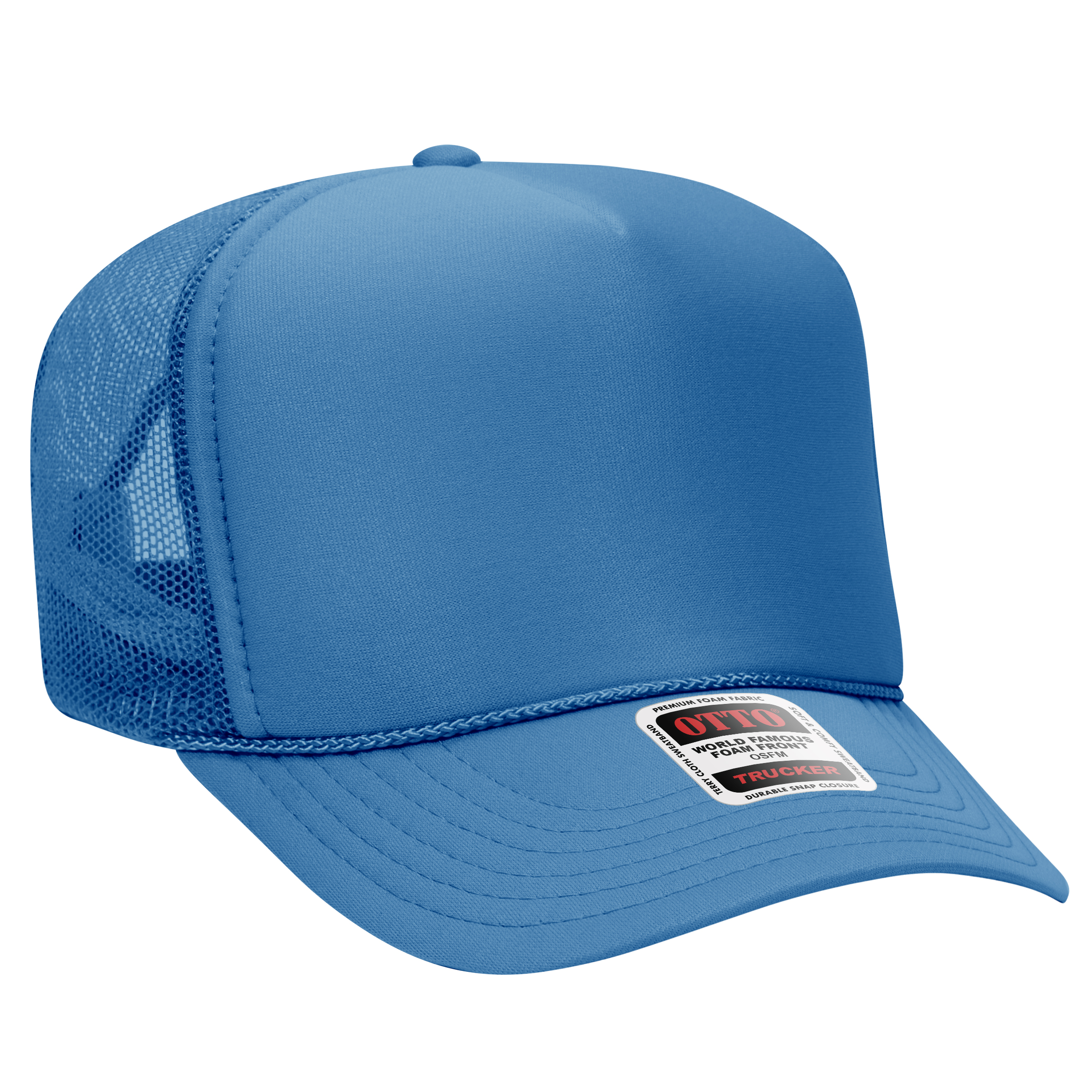 OTTO CAP® 5 Panel High Crown Mesh Back Trucker Hat 26