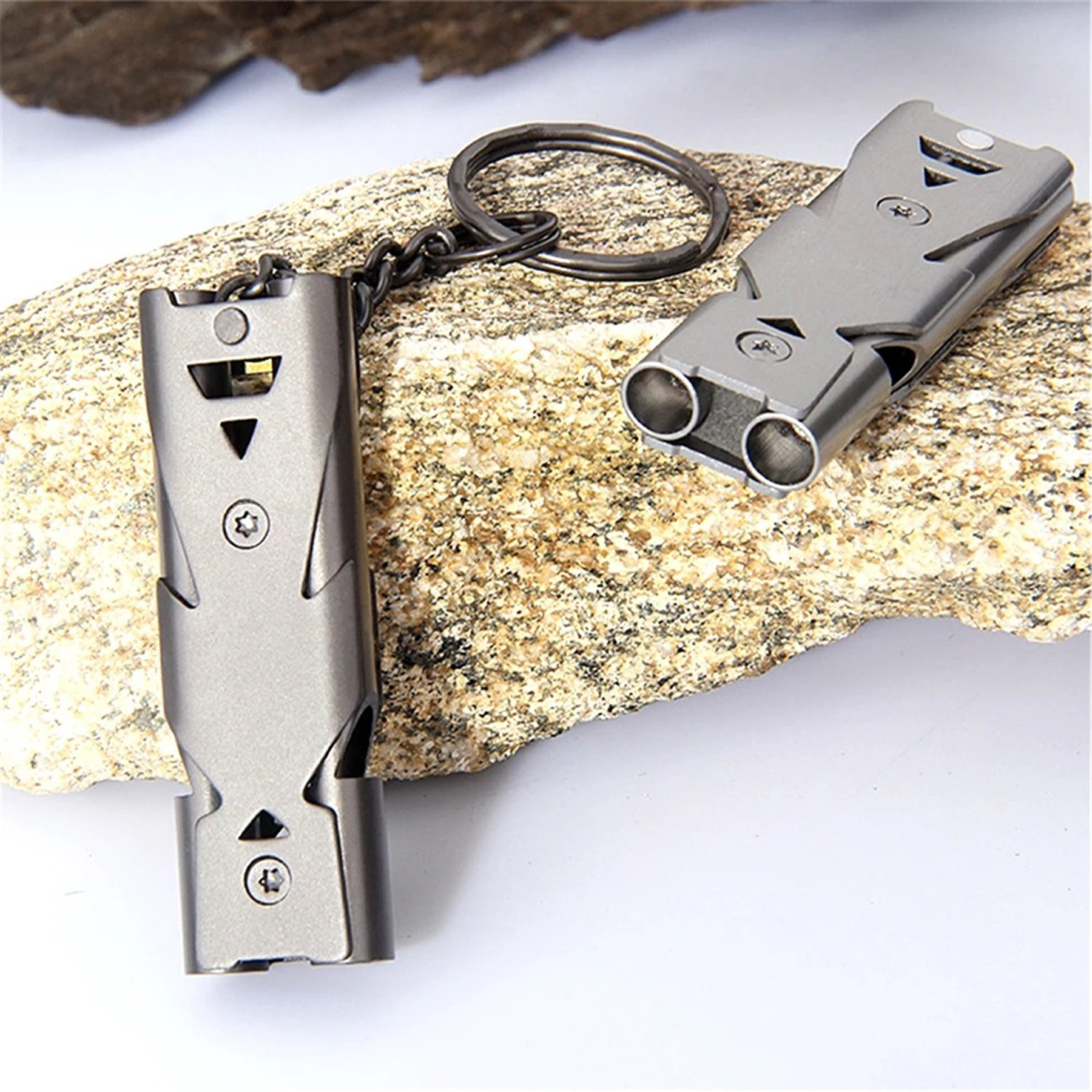 Stainless Steel Outdoor Rescue Whistle 10