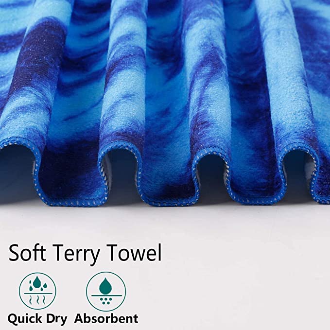 Quick Dry Soft Lightweight Towel--Include One Beach Towels and Small towels 6