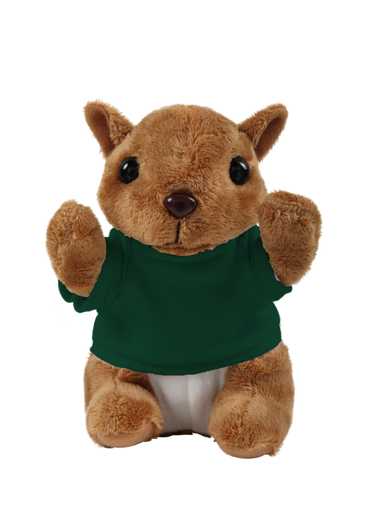 Soft Plush Sitting Squirrel with T-shirt 2