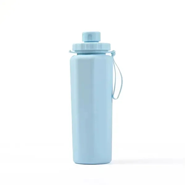 Collapsible Silicone Water Bottle - Reusable Eco Design 2