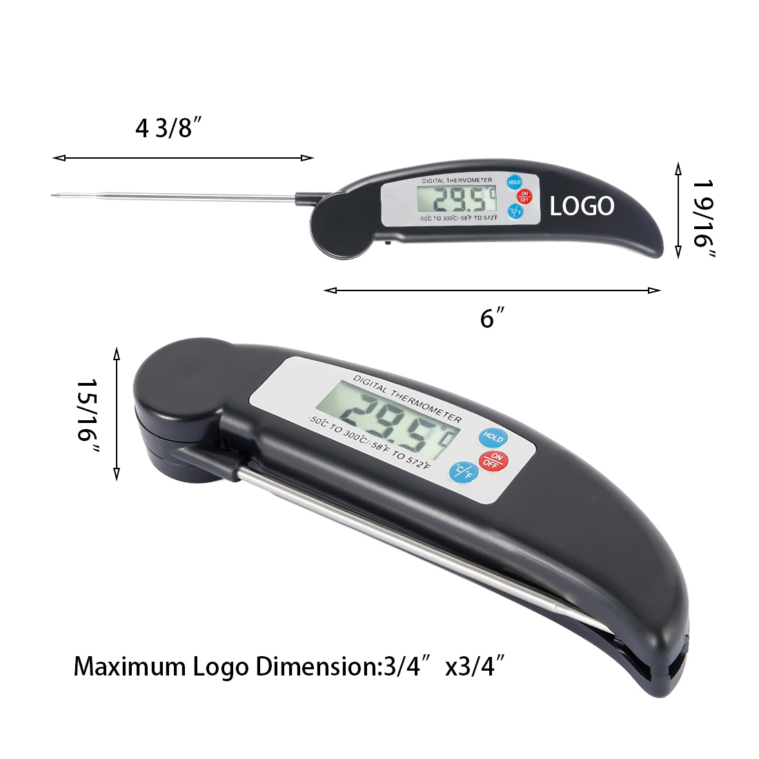 Folding Digital Food Thermometer 3