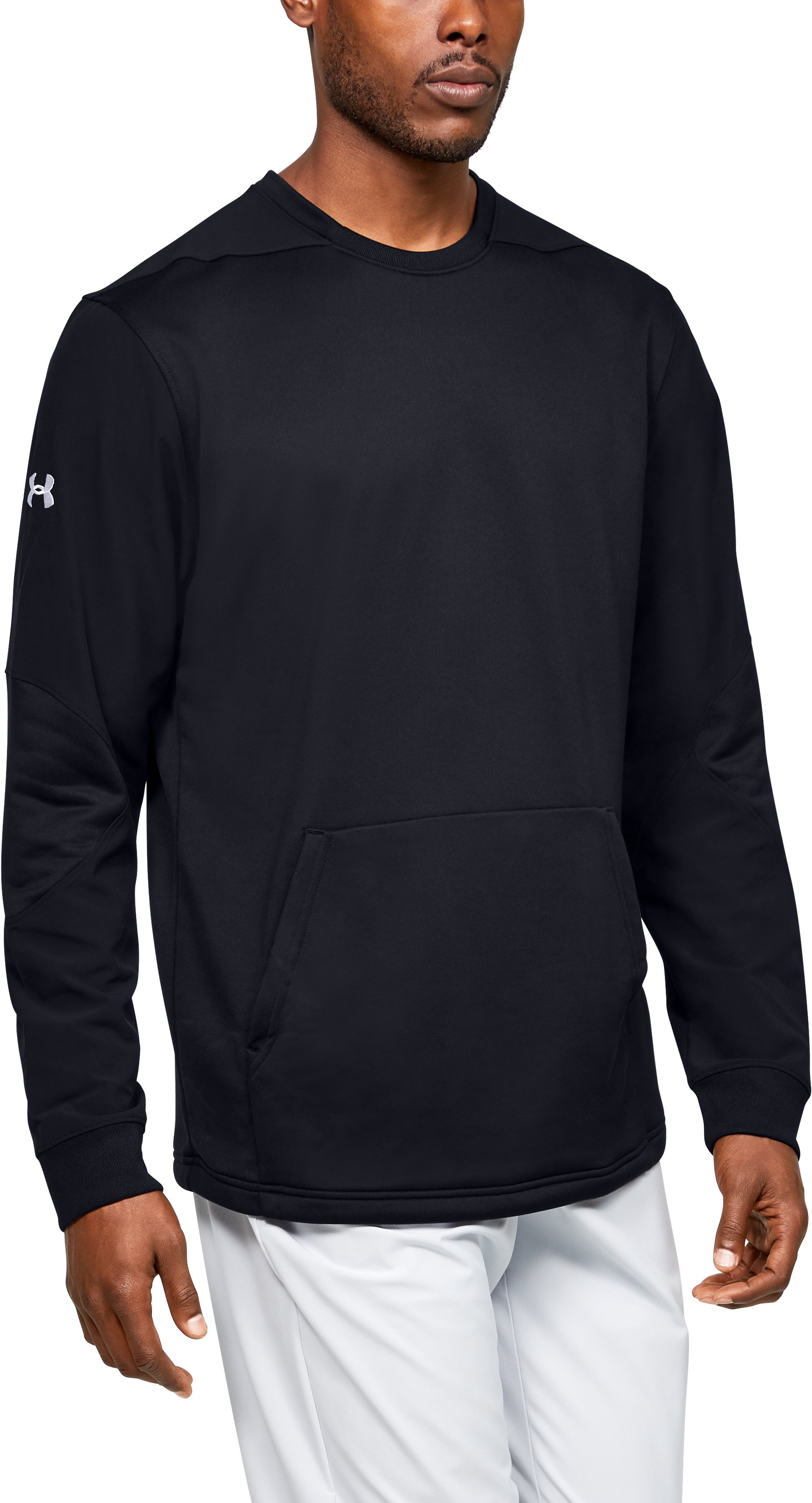 Men's UA CTG Warm-Up Layering Crew, custom hoodie or sweatshirt with logo imprint 5
