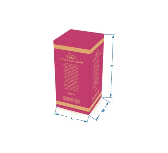 Tall Boxes - Brown (Printed), promotional household item with logo imprint 2