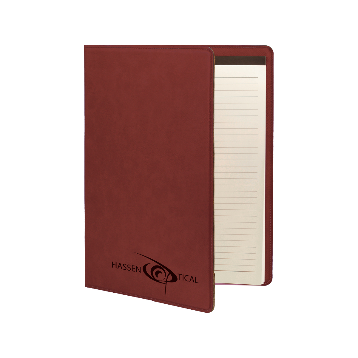 7" x 9" Leatherette Rose Portfolio 2