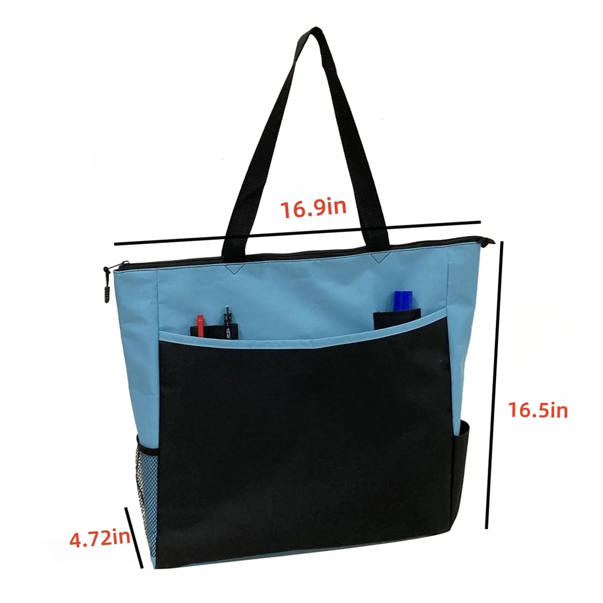 Two-Tone Tote Bag, custom tote bag with logo imprint 5