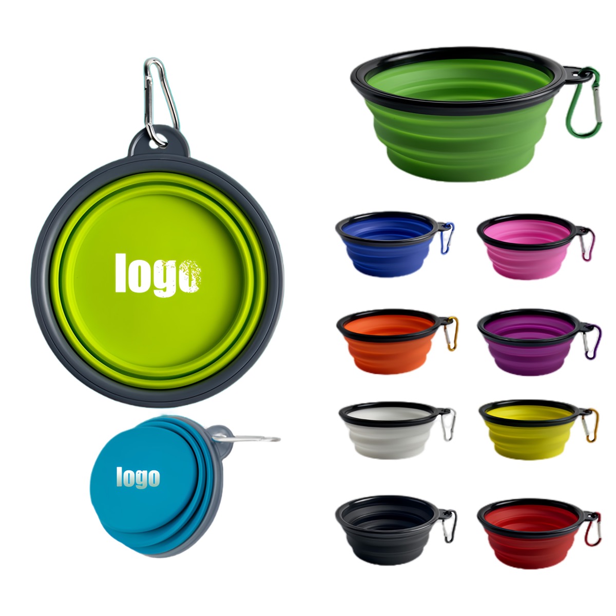 Outdoor Portable Silicone Pet Bowl 2