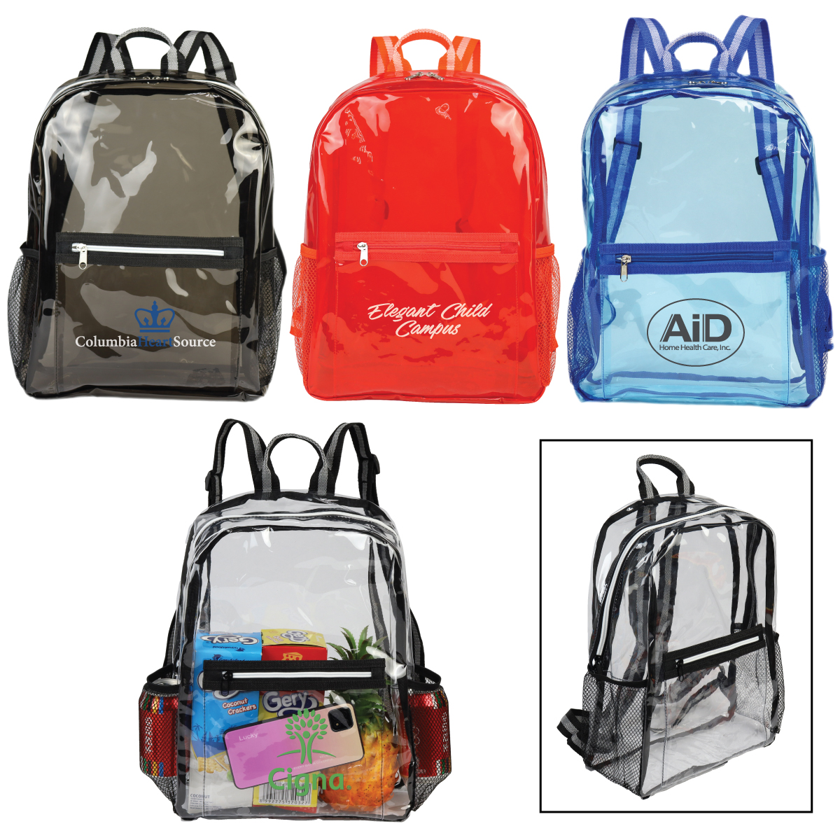 Soft TPU Clear Festival Backpack 1