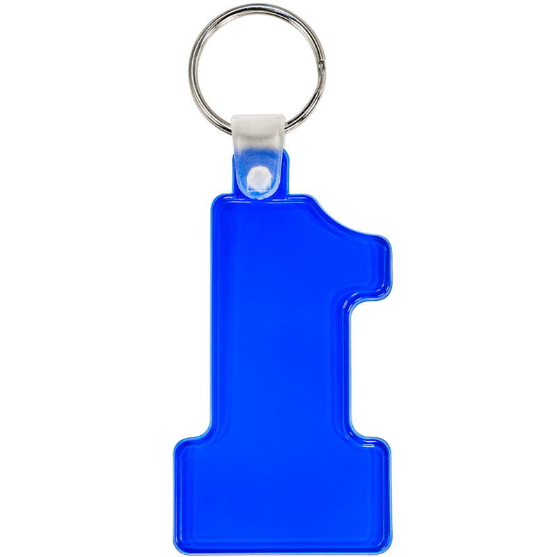 Number One Soft Plastic Keychains 12