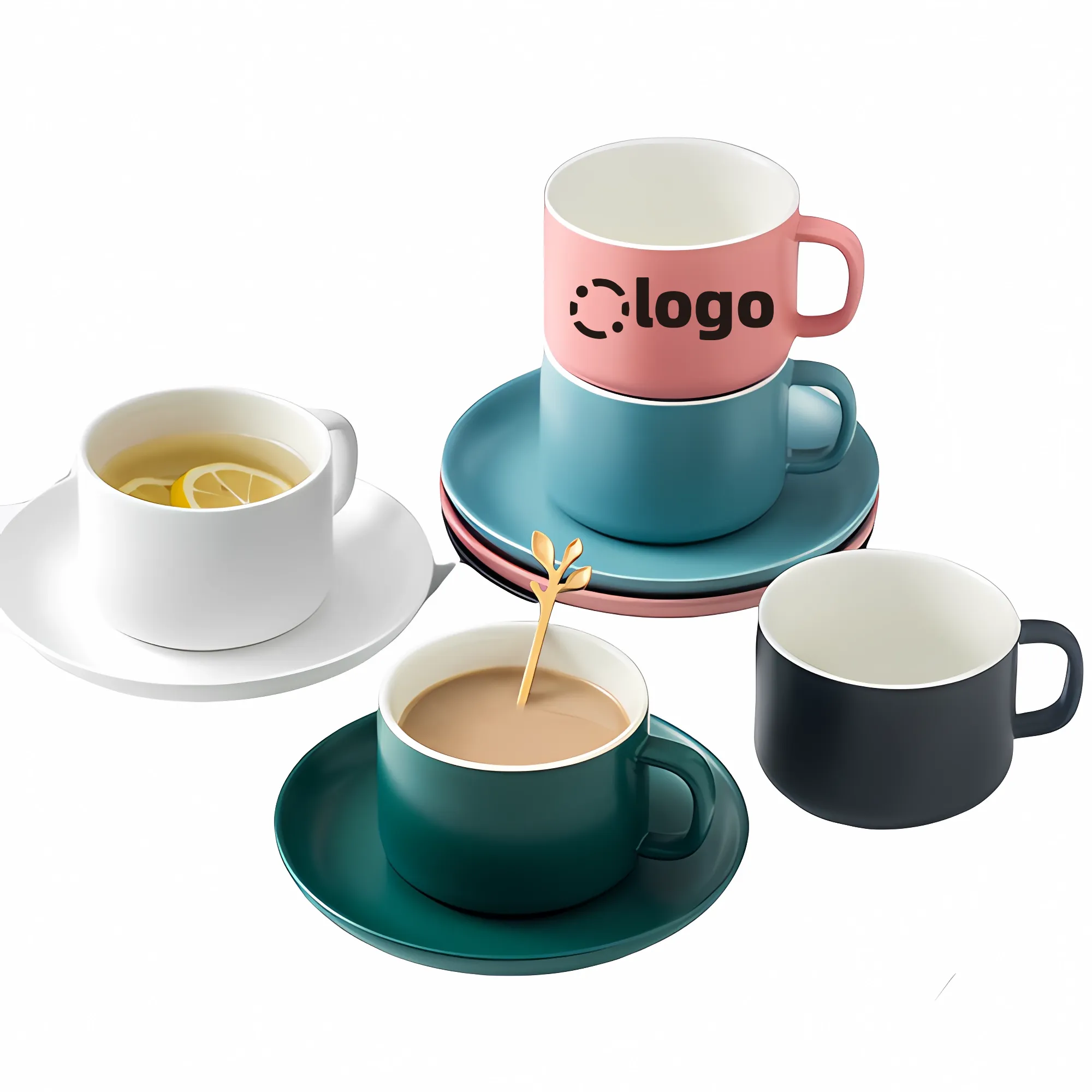 Coffee Cup And Saucer Set 2