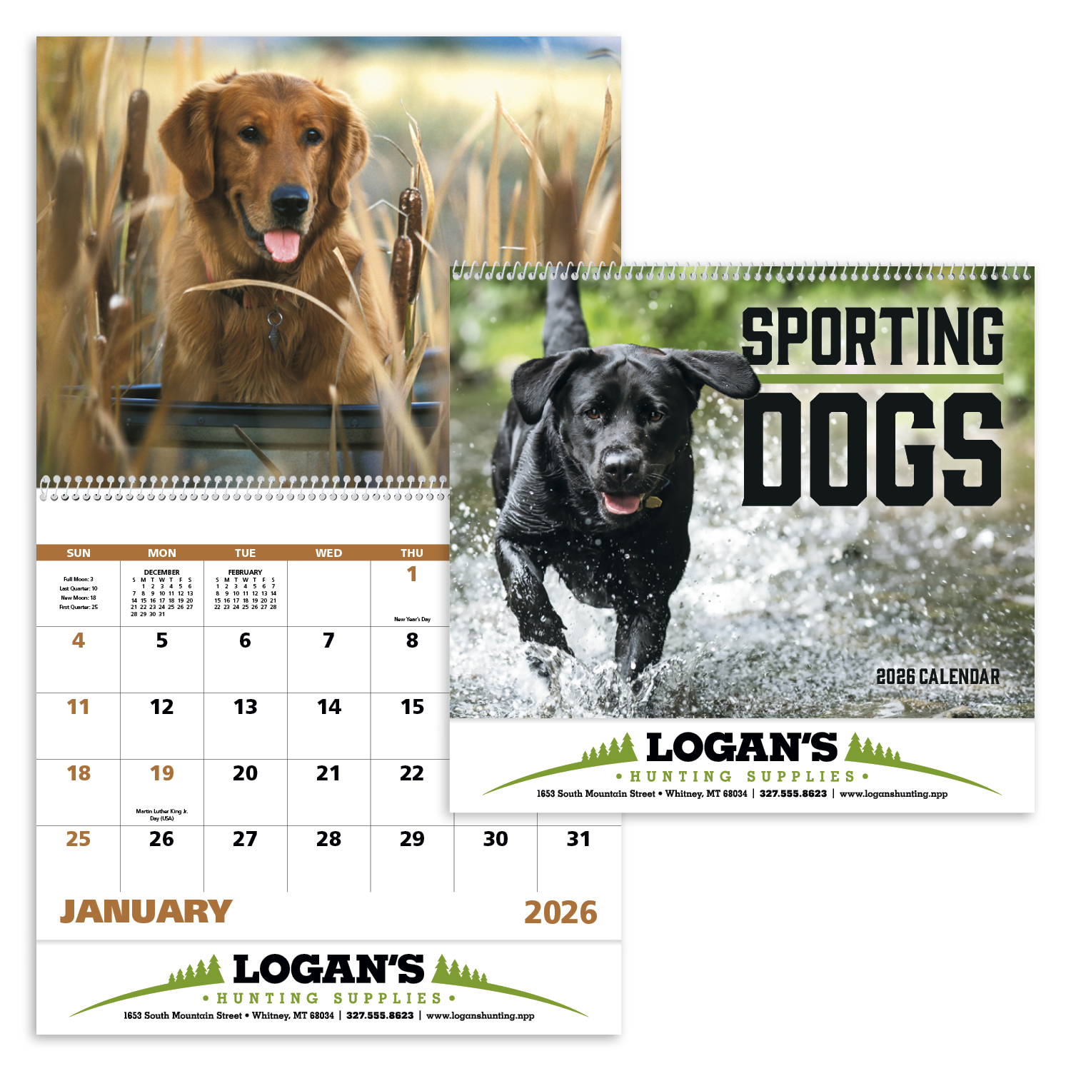 Good Value™ Sporting Dogs - Spiral Calendar 59