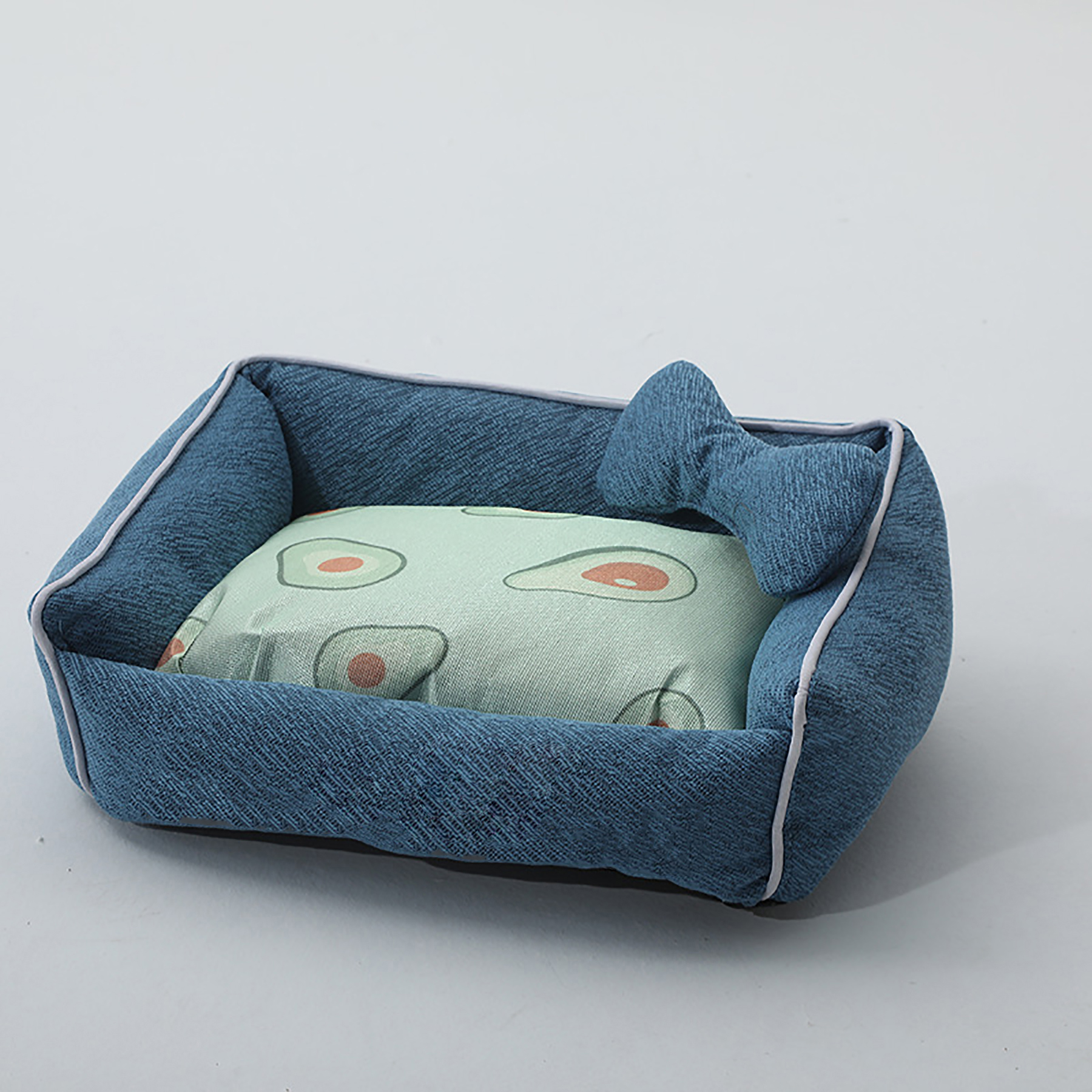 Rectangle Pet Nest Classical Puppy Cat Bed 4