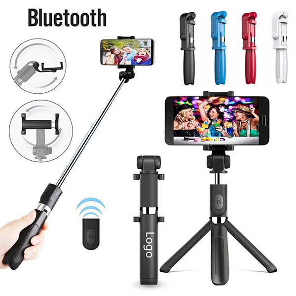 Wireless Remote Bluetooth Selfie Stick Tripod 3